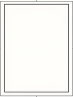 Classic Black and White Border Design Rug