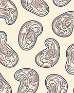 Abstract Organic Line Art Rug