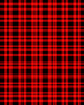 Classic Red Black Tartan Plaid Rug