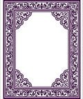 Intricate Floral Border Design Rug