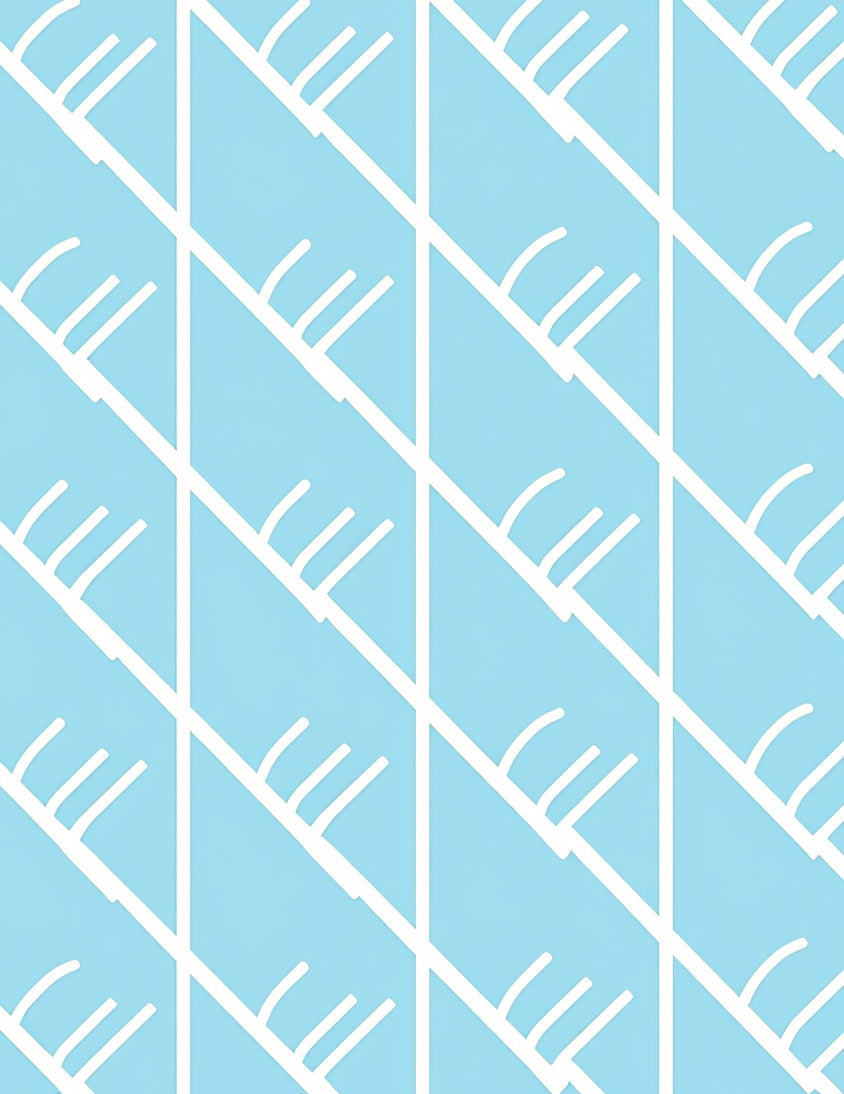 Diagonal White Lines Pattern Rug