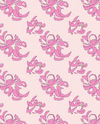 Abstract Pink Floral Pattern Rug