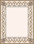 Ornate Floral Patterned Luxury Rug