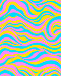 Vibrant Swirl Pattern Rug