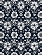 Classic Floral Arrangement Design Rug