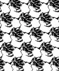Bold Abstract Black White Pattern Rug