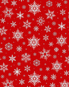 Winter White Snowflake Patterned Rug