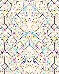 Abstract Colorful Confetti Pattern Rug