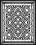 Monochromatic Linear Abstract Geometric Rug
