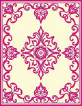 Ornate Floral Vines Pattern Design Rug