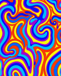 Vibrant Swirls And Shapes Rug