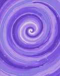 Purple Swirl Glitter Pattern Rug