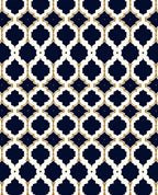 Classic Arabesque Patterned Rug