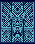 Art Deco Geometric Linear Design Rug
