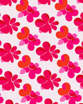 Vibrant Abstract Floral Pattern Rug