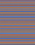 Bright Orange And Blue Stripe Design Rug