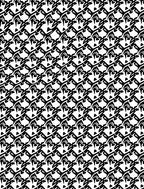 Abstract Black White Geometric Pattern Rug