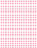 Soft Pink Gingham Pattern Rug