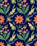 Vibrant Floral Pattern Rug