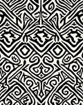 Abstract Organic Bold Pattern Design Rug