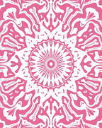 Pink Abstract Mandalas Rug