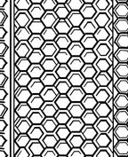 Modern Hexagonal Pattern Design Rug