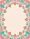 Floral Mandala Inspired Pattern Rug
