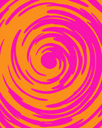 Vivid Swirl Pattern Design Rug