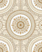 Ornate Mandala Medallion Pattern Rug