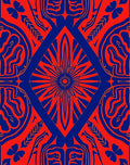 Bold Abstract Geometric Symmetry Rug