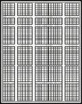 Modern Grid Pattern Design Rug
