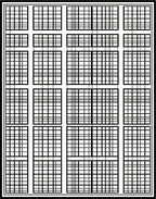 Modern Grid Pattern Design Rug