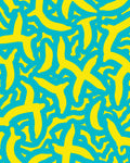 Abstract Yellow Banana Pattern Rug