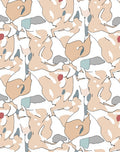 Abstract Organic Shapes Pattern Design Rug