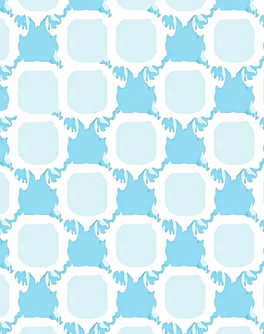 Cool Geometric Fluid Pattern Rug