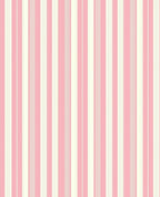 Classic Pink Cream Stripe Pattern Rug