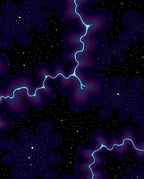 Cosmic Nebula With Starry Sky Design Rug
