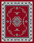 Traditional Floral Intricate Red Rug