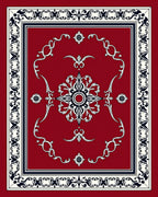 Traditional Floral Intricate Red Rug