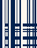 Bold Vertical And Horizontal Lines Design Rug