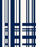 Bold Vertical And Horizontal Lines Design Rug