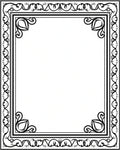 Elegant Floral Scrollwork Pattern Rug