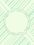 Mint Green Diagonal Stripe Organic Rug