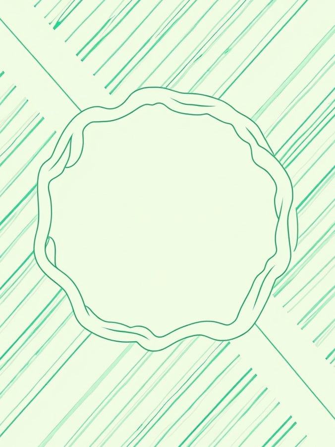 Mint Green Diagonal Stripe Organic Rug