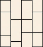 Geometric Abstract Panel Design Rug