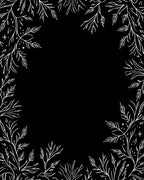 Botanical Vines Stars Border Design Rug