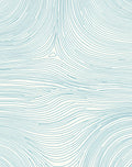 Abstract Blue Line Flow Rug