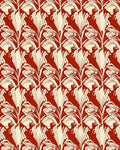 Art Nouveau Floral Swirl Pattern Rug