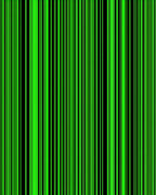 Bold Black Neon Green Lines Rug