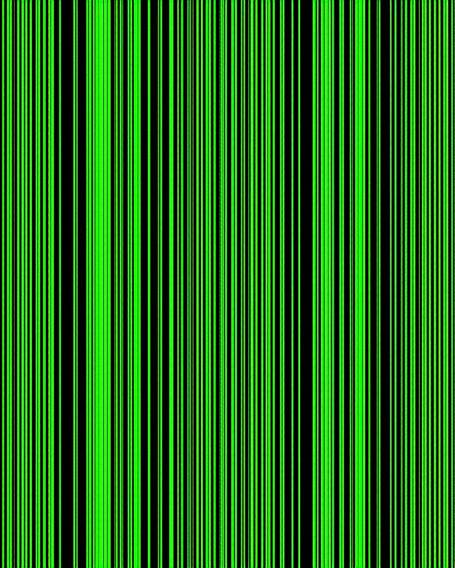 Bold Black Neon Green Lines Rug